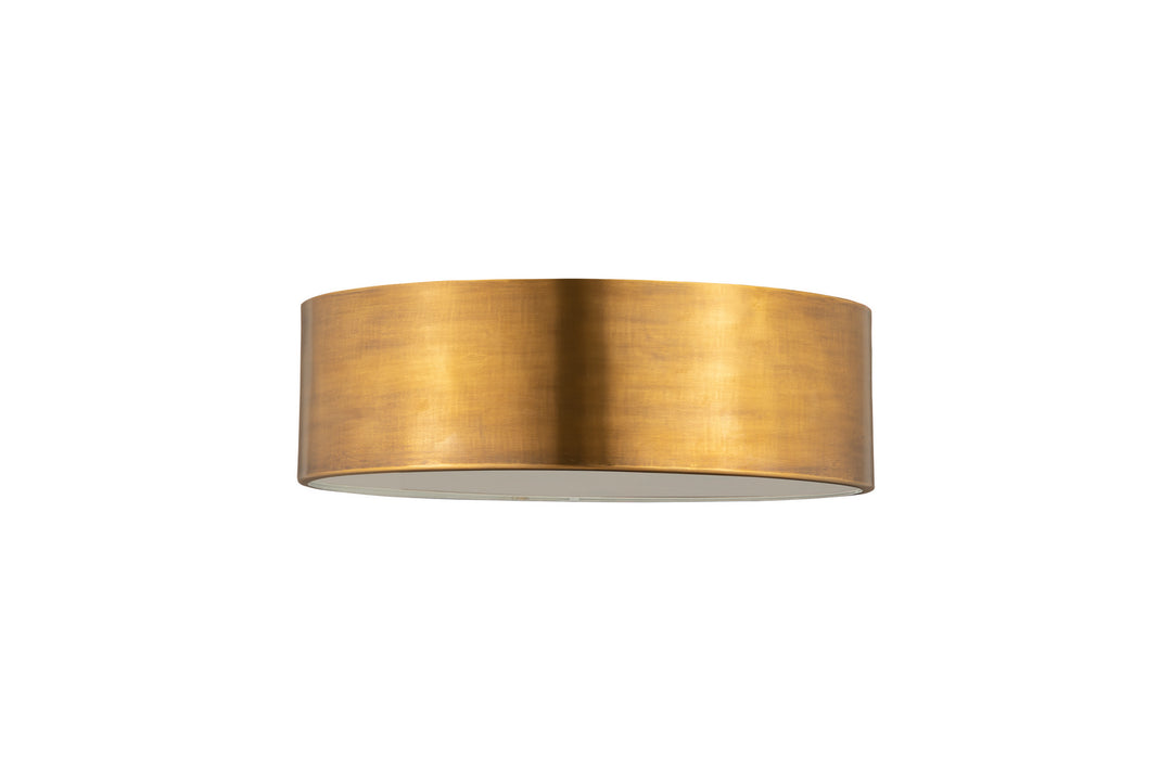 Z-Lite Canada - 2302F3-RB - Three Light Flush Mount - Harley - Rubbed Brass