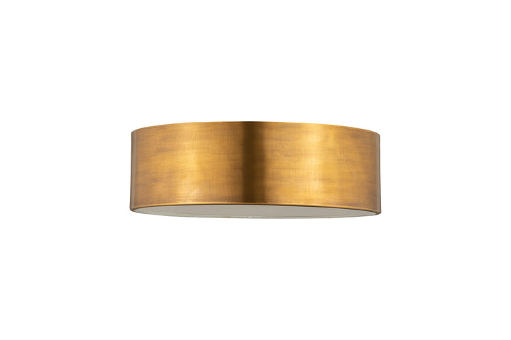 Z-Lite Canada - 2302F3-RB - Three Light Flush Mount - Harley - Rubbed Brass