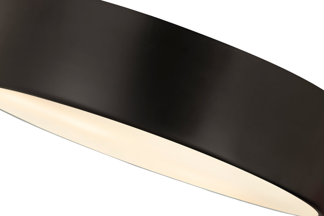 Z-Lite Canada - 2302F4-MB - Four Light Flush Mount - Harley - Matte Black