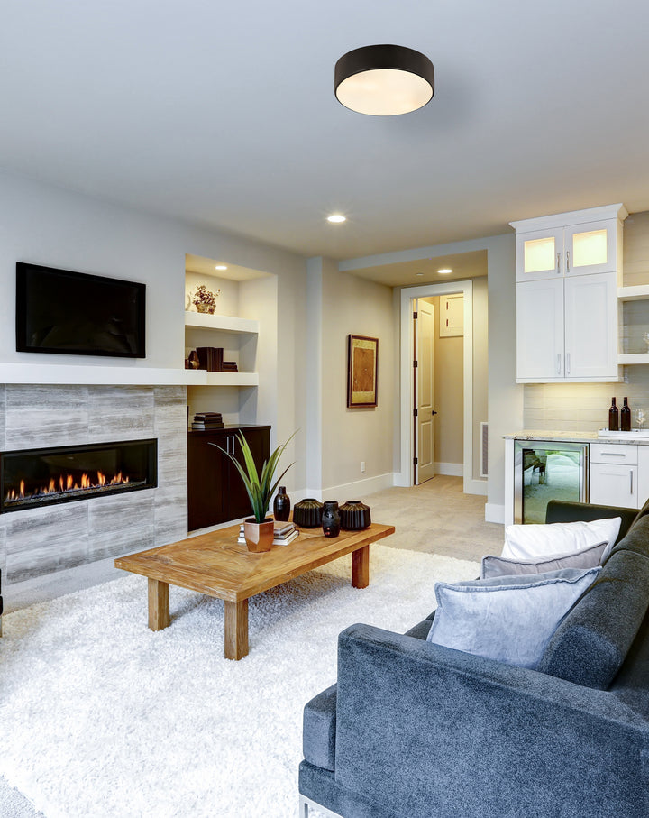 Z-Lite Canada - 2302F4-MB - Four Light Flush Mount - Harley - Matte Black