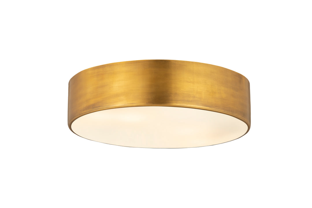 Z-Lite Canada - 2302F4-RB - Four Light Flush Mount - Harley - Rubbed Brass
