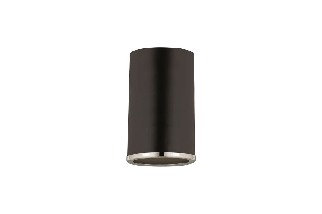 Z-Lite Canada - 2303F1-MB-CH - One Light Flush Mount - Arlo - Matte Black + Chrome