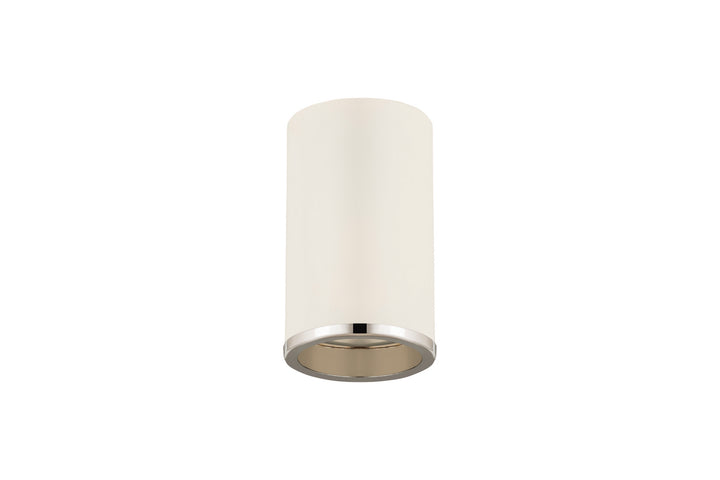 Z-Lite Canada - 2303F1-MW-CH - One Light Flush Mount - Arlo - Matte White + Chrome