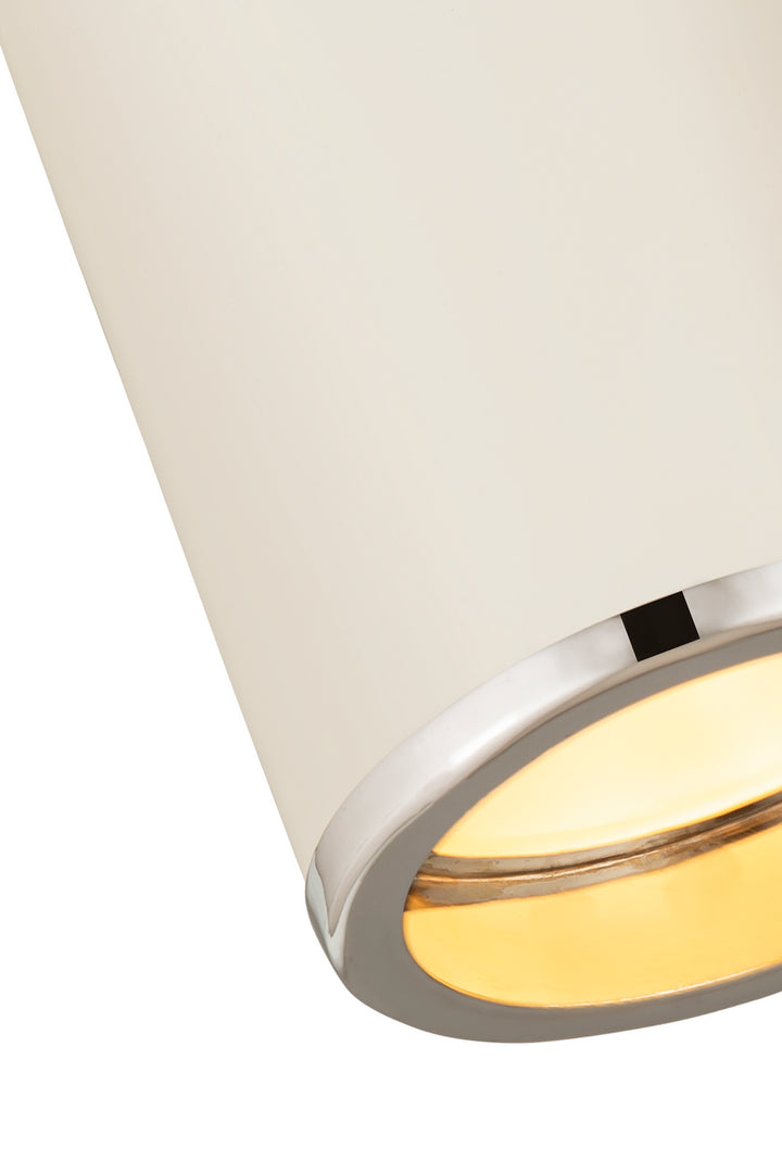 Z-Lite Canada - 2303F1-MW-CH - One Light Flush Mount - Arlo - Matte White + Chrome