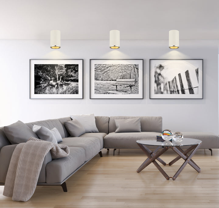 Z-Lite Canada - 2303F1-MW-CH - One Light Flush Mount - Arlo - Matte White + Chrome