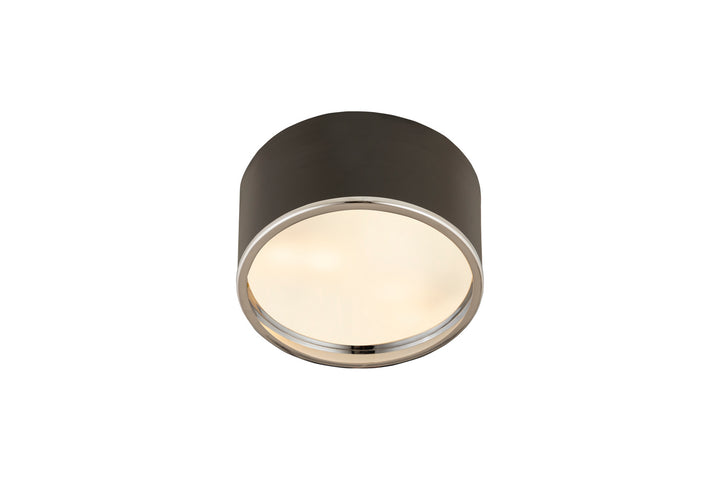 Z-Lite Canada - 2303F2-MB-CH - Two Light Flush Mount - Arlo - Matte Black + Chrome