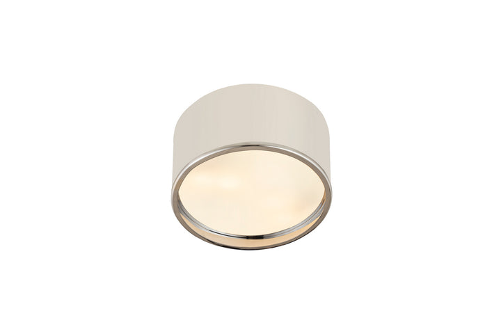 Z-Lite Canada - 2303F2-MW-CH - Two Light Flush Mount - Arlo - Matte White + Chrome