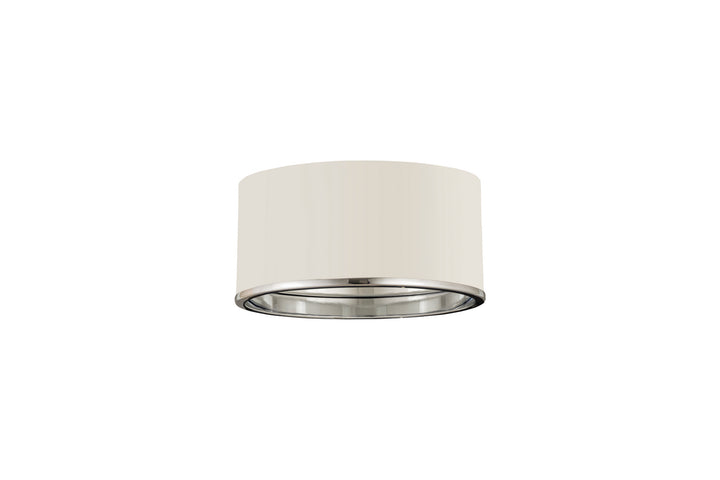 Z-Lite Canada - 2303F2-MW-CH - Two Light Flush Mount - Arlo - Matte White + Chrome