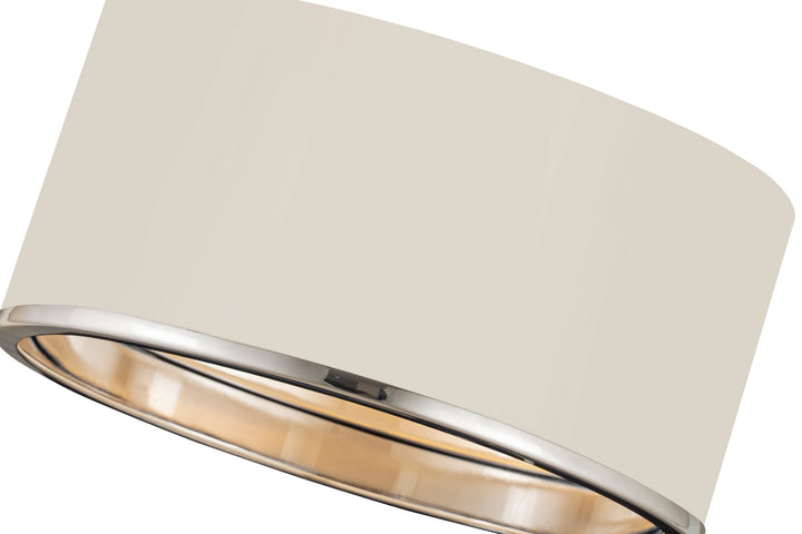 Z-Lite Canada - 2303F2-MW-CH - Two Light Flush Mount - Arlo - Matte White + Chrome