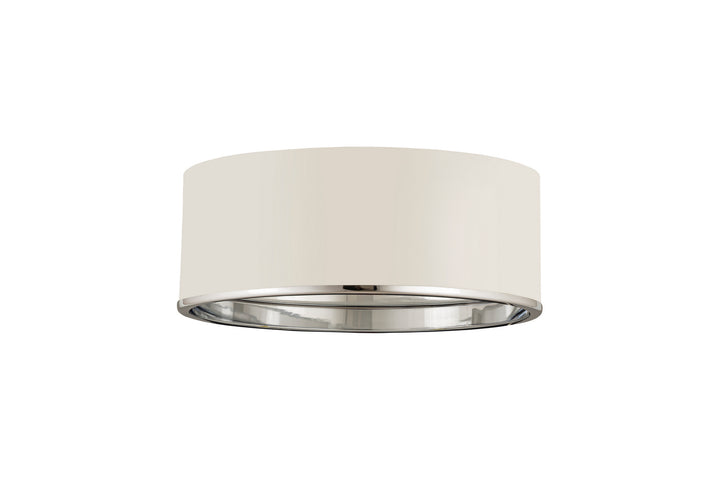Z-Lite Canada - 2303F3-MW-CH - Three Light Flush Mount - Arlo - Matte White + Chrome