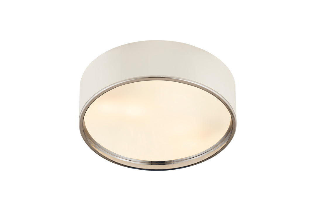 Z-Lite Canada - 2303F4-MW-CH - Four Light Flush Mount - Arlo - Matte White + Chrome