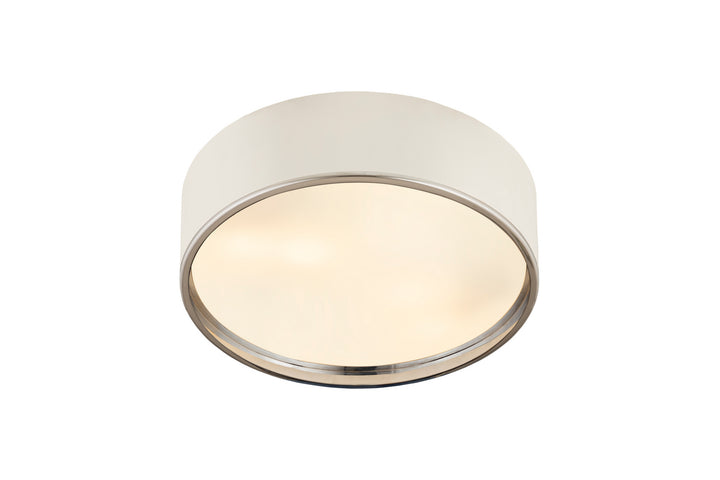 Z-Lite Canada - 2303F4-MW-CH - Four Light Flush Mount - Arlo - Matte White + Chrome