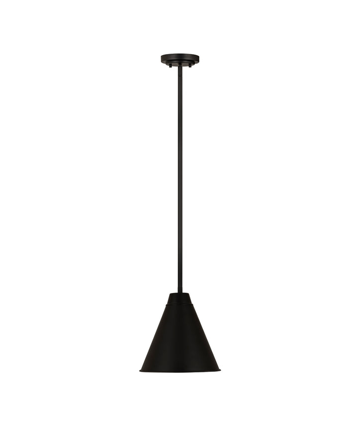 Z-Lite Canada - 6011P12-MB - One Light Pendant - Eaton - Matte Black
