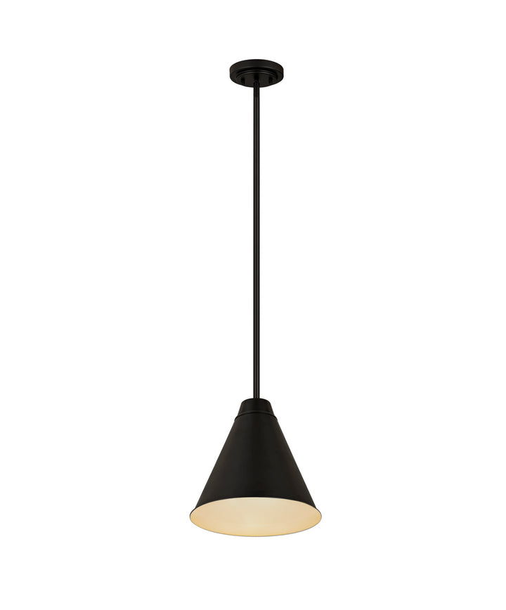 Z-Lite Canada - 6011P12-MB - One Light Pendant - Eaton - Matte Black