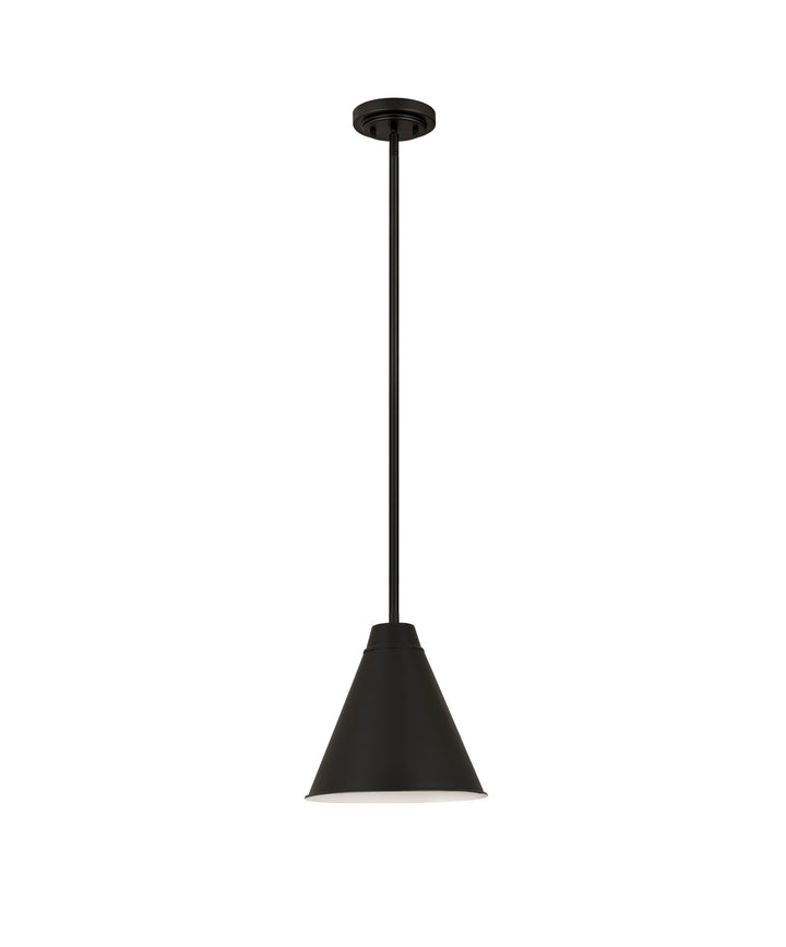 Z-Lite Canada - 6011P12-MB - One Light Pendant - Eaton - Matte Black