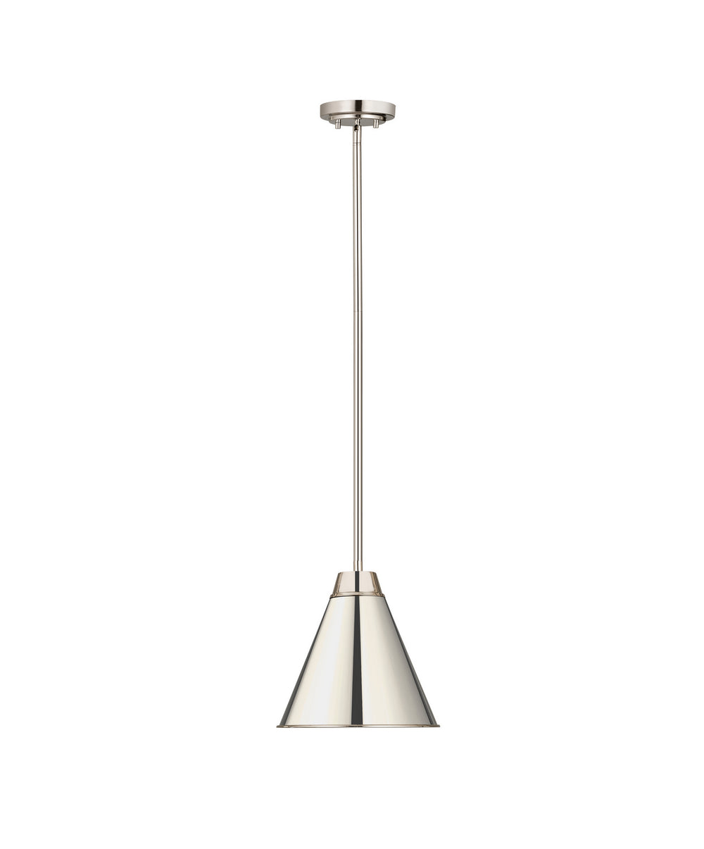 Z-Lite Canada - 6011P12-PN - One Light Pendant - Eaton - Polished Nickel
