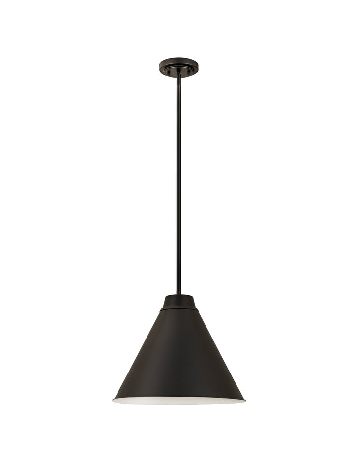 Z-Lite Canada - 6011P18-MB - One Light Pendant - Eaton - Matte Black