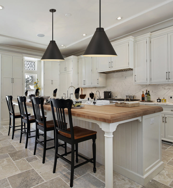 Z-Lite Canada - 6011P18-MB - One Light Pendant - Eaton - Matte Black