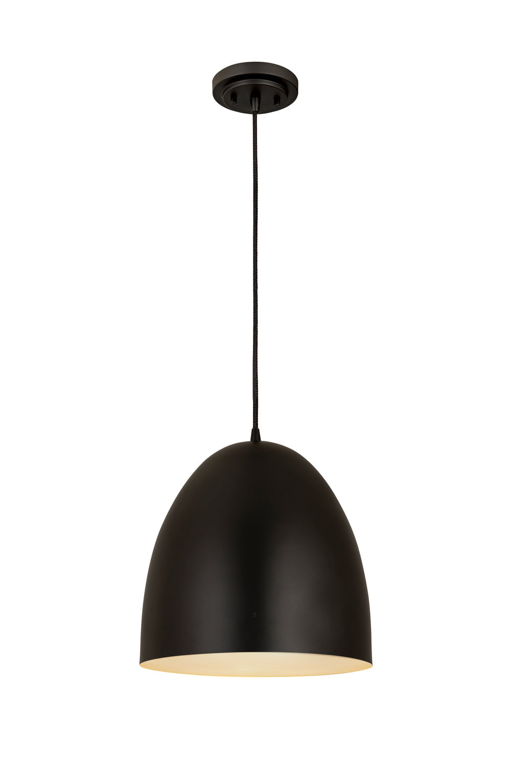 Z-Lite Canada - 6012P12-SBK - One Light Pendant - Z-Studio - Satin Black