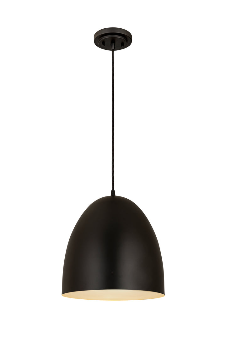 Z-Lite Canada - 6012P12-SBK - One Light Pendant - Z-Studio - Satin Black