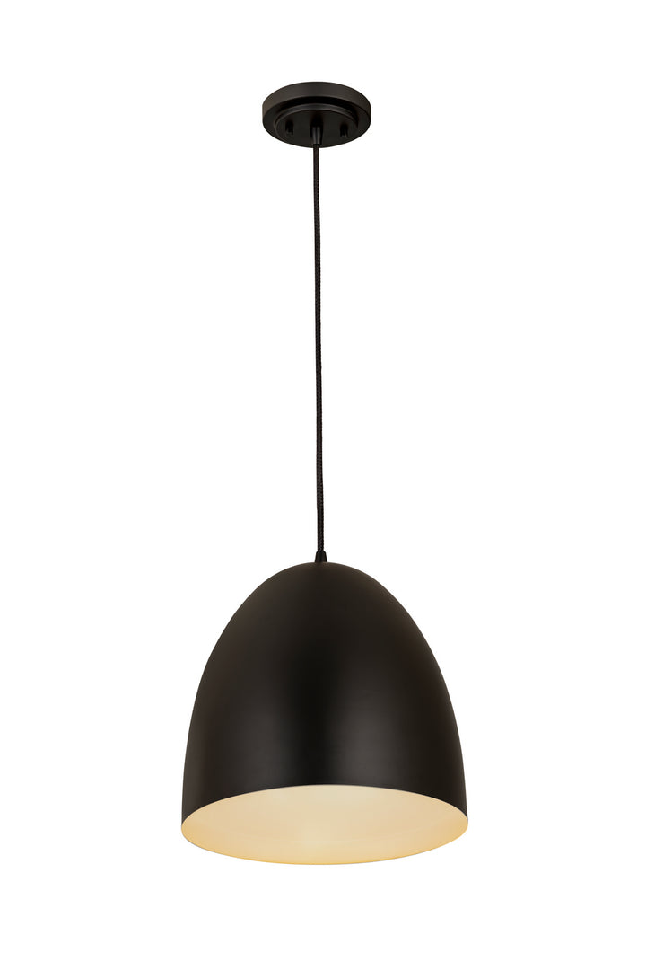 Z-Lite Canada - 6012P12-SBK - One Light Pendant - Z-Studio - Satin Black