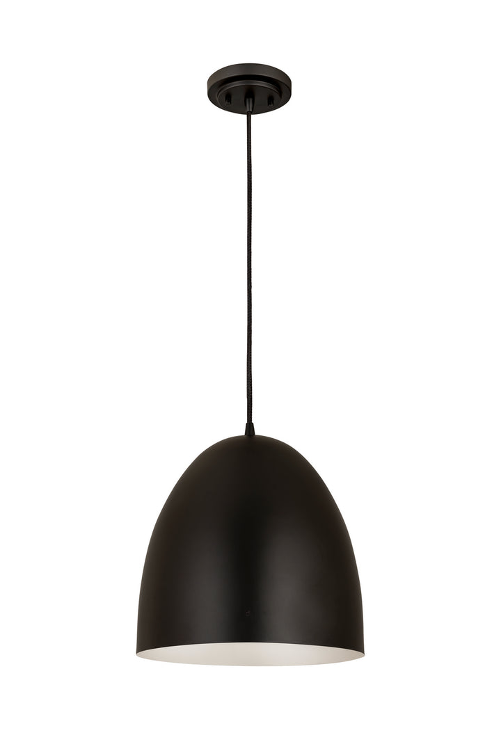 Z-Lite Canada - 6012P12-SBK - One Light Pendant - Z-Studio - Satin Black