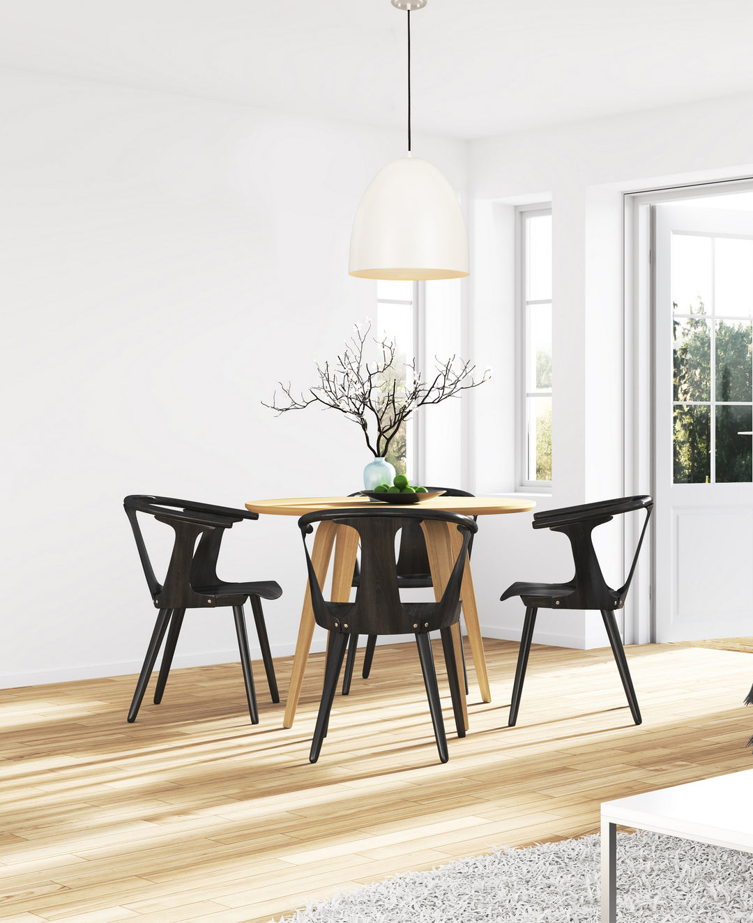 Z-Lite Canada - 6012P19-SWH - Three Light Pendant - Z-Studio - Satin White