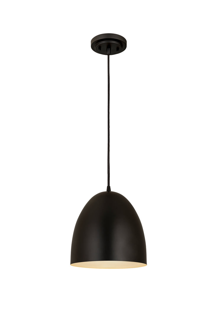 Z-Lite Canada - 6012P9-SBK - One Light Pendant - Z-Studio - Satin Black