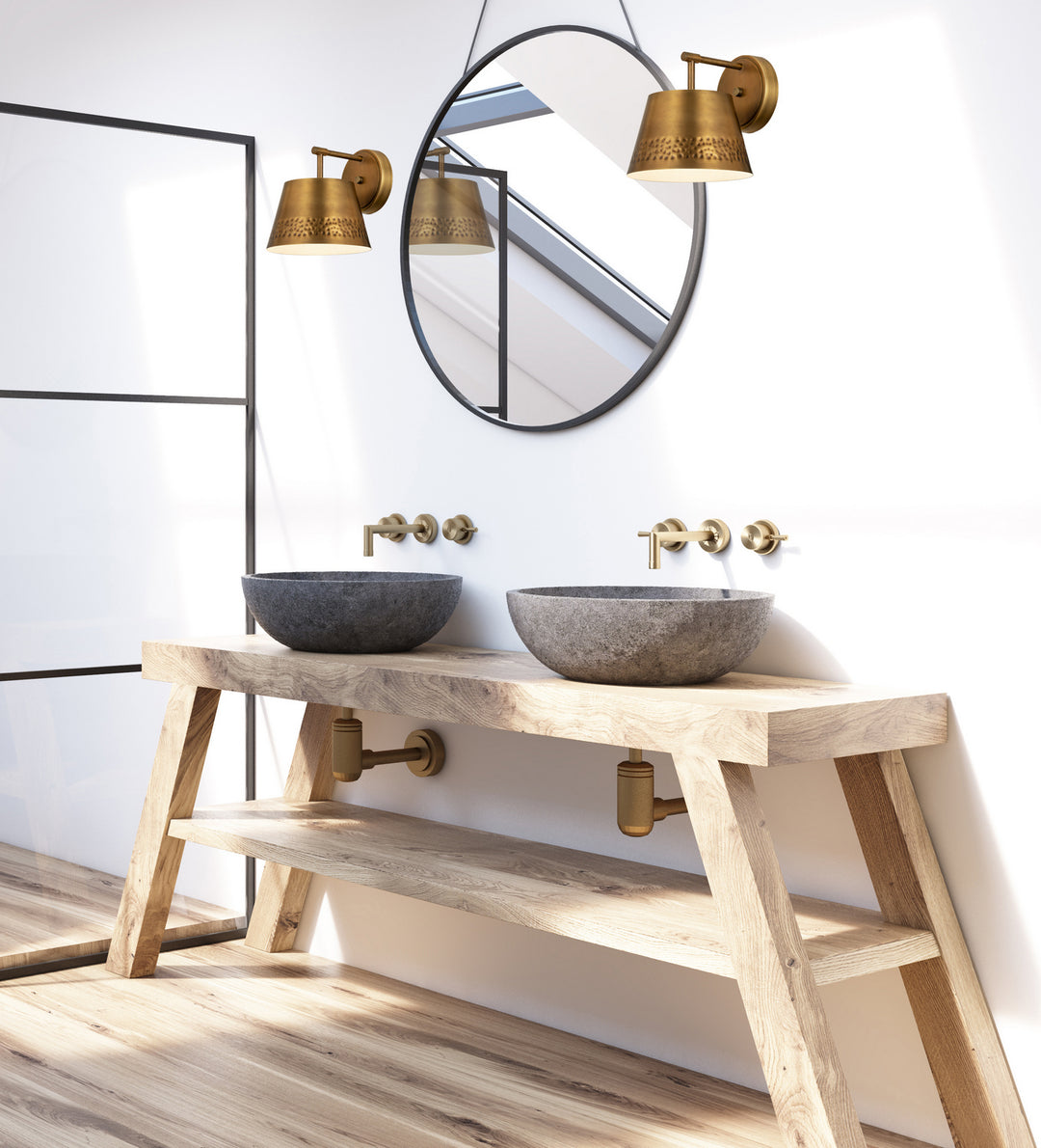 Z-Lite Canada - 6013-1S-RB - One Light Wall Sconce - Maddox - Rubbed Brass