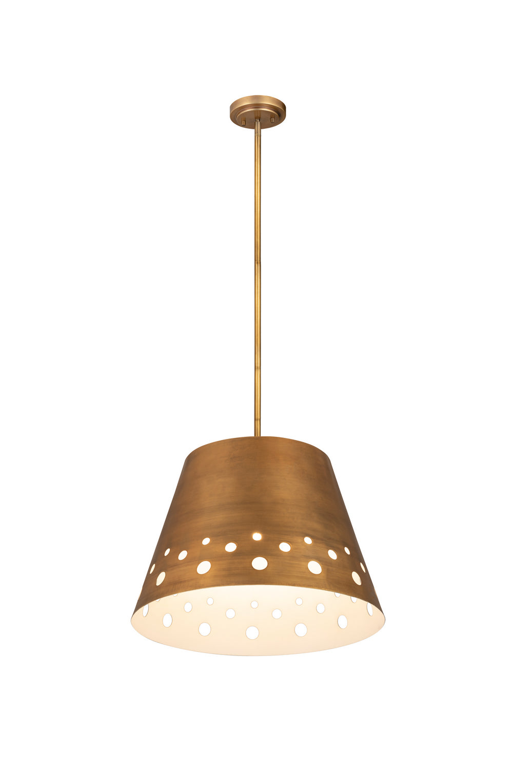 Z-Lite Canada - 6014-18RB - One Light Chandelier - Katie - Rubbed Brass