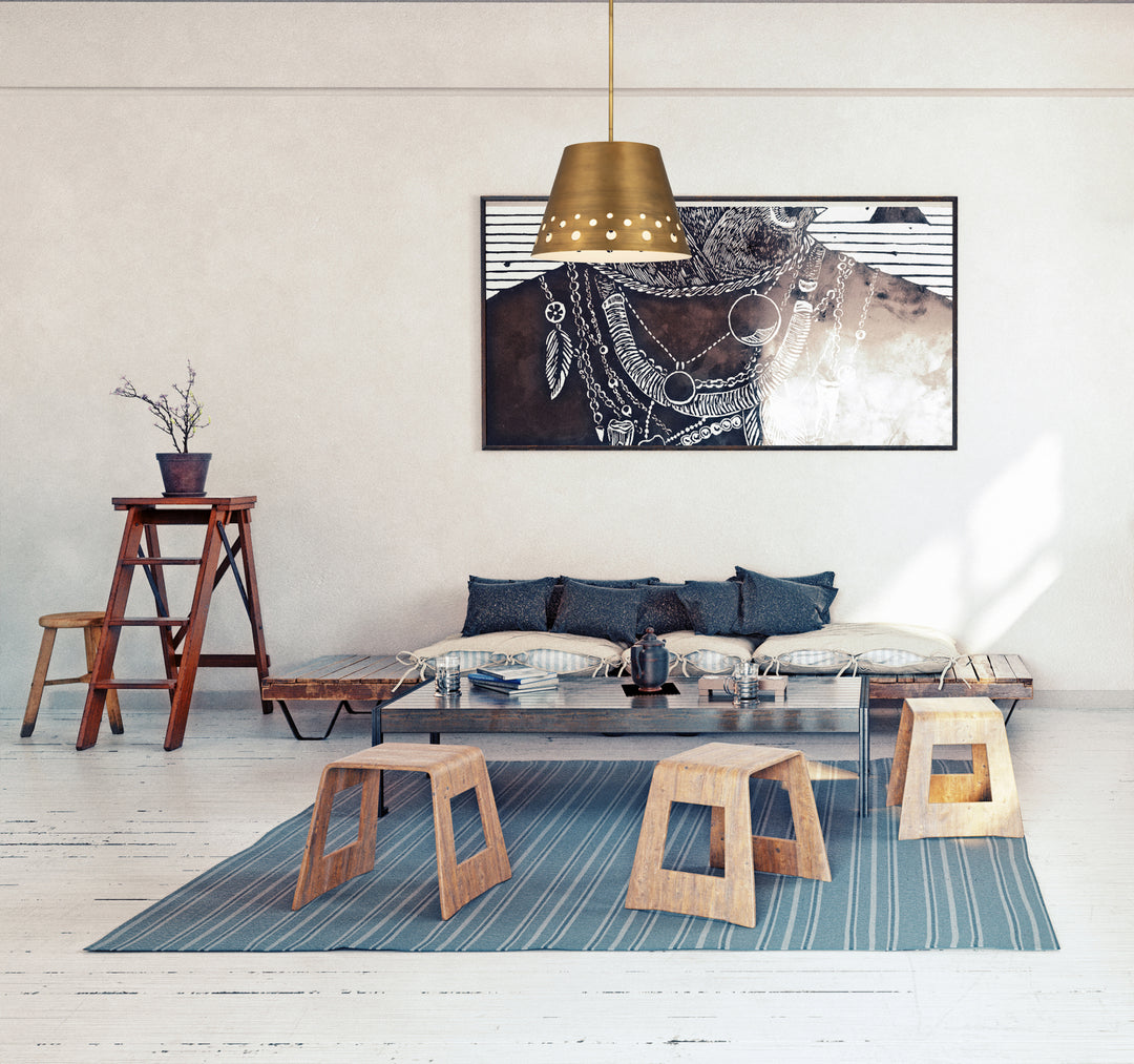 Z-Lite Canada - 6014-18RB - One Light Chandelier - Katie - Rubbed Brass