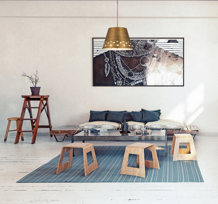 Z-Lite Canada - 6014-18RB - One Light Chandelier - Katie - Rubbed Brass