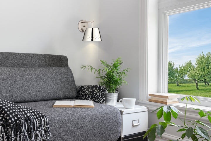 Z-Lite Canada - 6014-1S-PN - One Light Wall Sconce - Katie - Polished Nickel