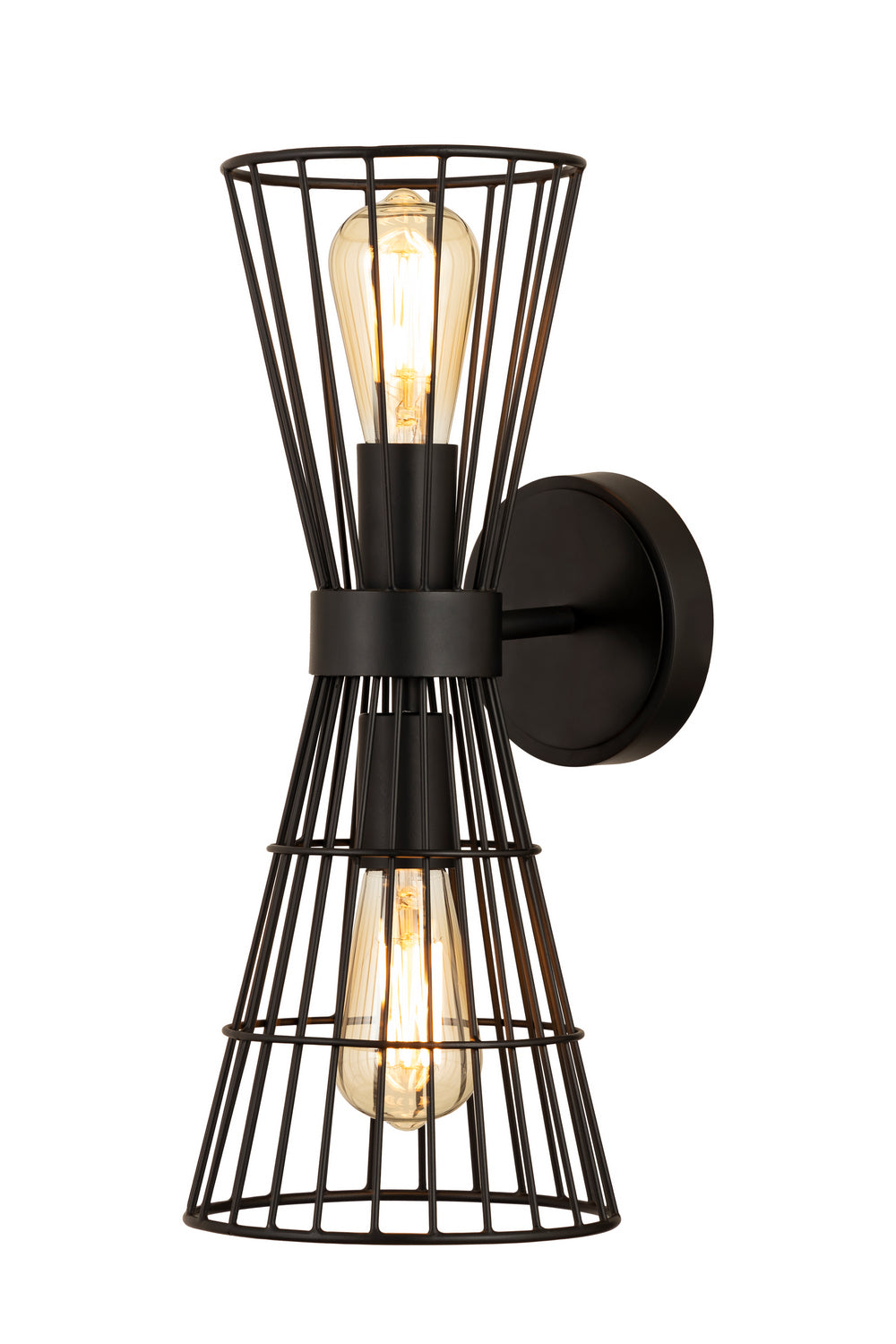 Z-Lite Canada - 6015-2S-MB - Two Light Wall Sconce - Alito - Matte Black