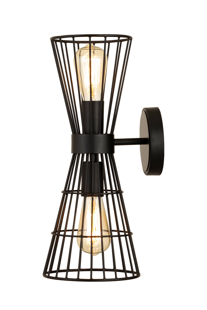 Z-Lite Canada - 6015-2S-MB - Two Light Wall Sconce - Alito - Matte Black