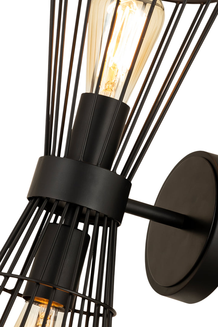 Z-Lite Canada - 6015-2S-MB - Two Light Wall Sconce - Alito - Matte Black