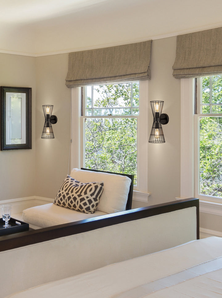 Z-Lite Canada - 6015-2S-MB - Two Light Wall Sconce - Alito - Matte Black