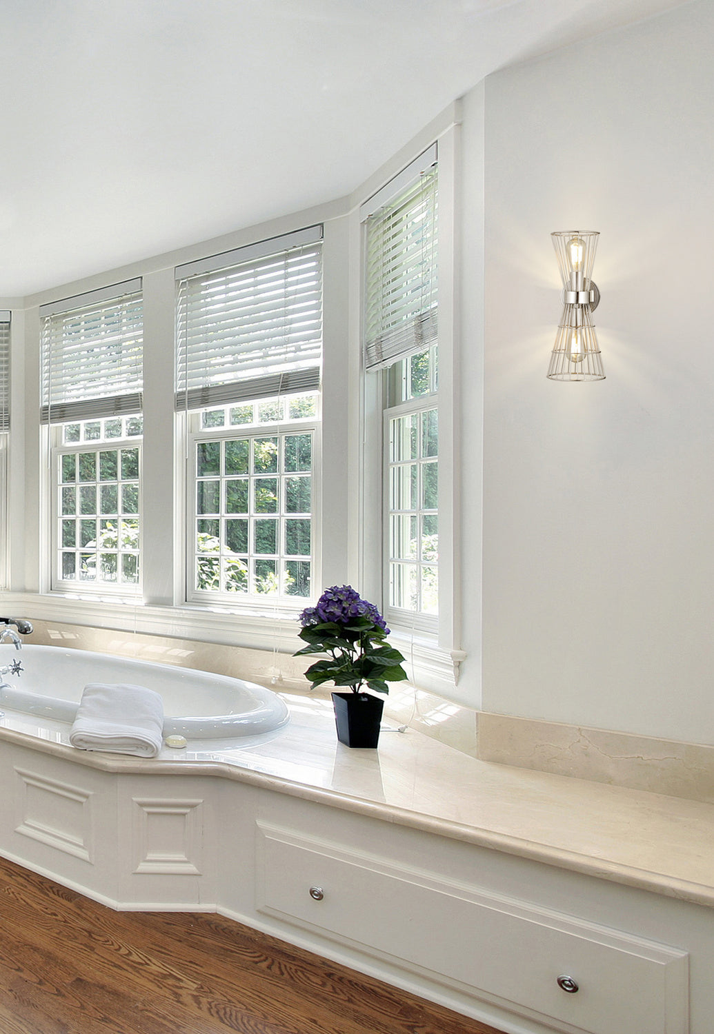 Z-Lite Canada - 6015-2S-PN - Two Light Wall Sconce - Alito - Polished Nickel