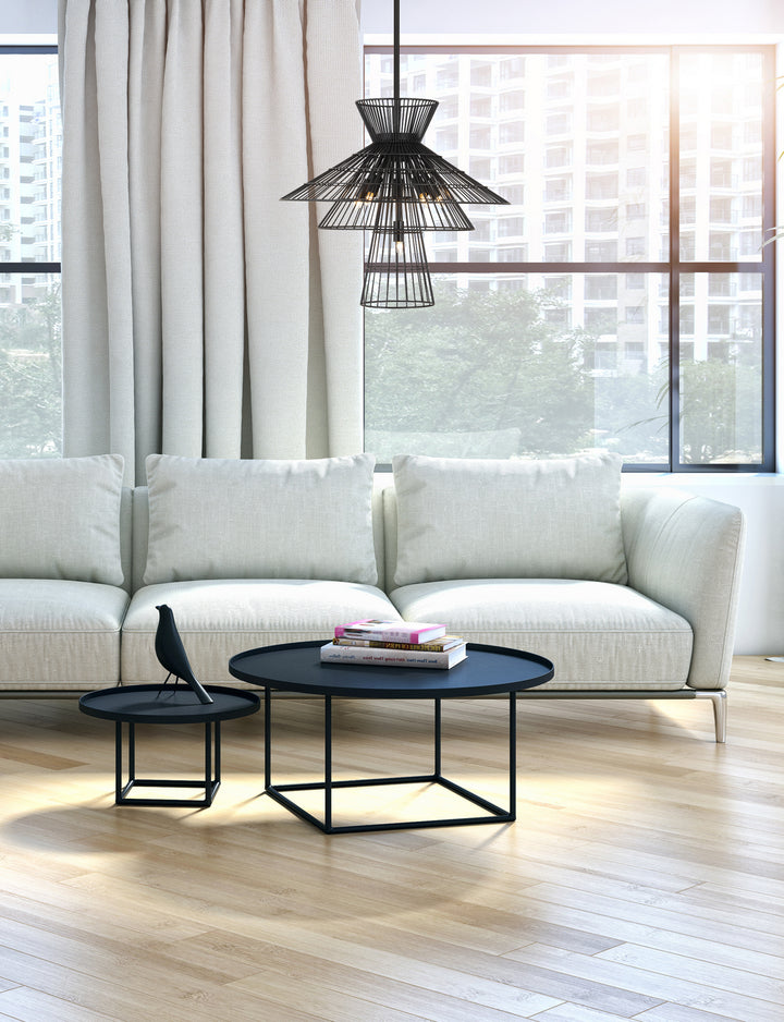 Z-Lite Canada - 6015-6MB - Six Light Chandelier - Alito - Matte Black