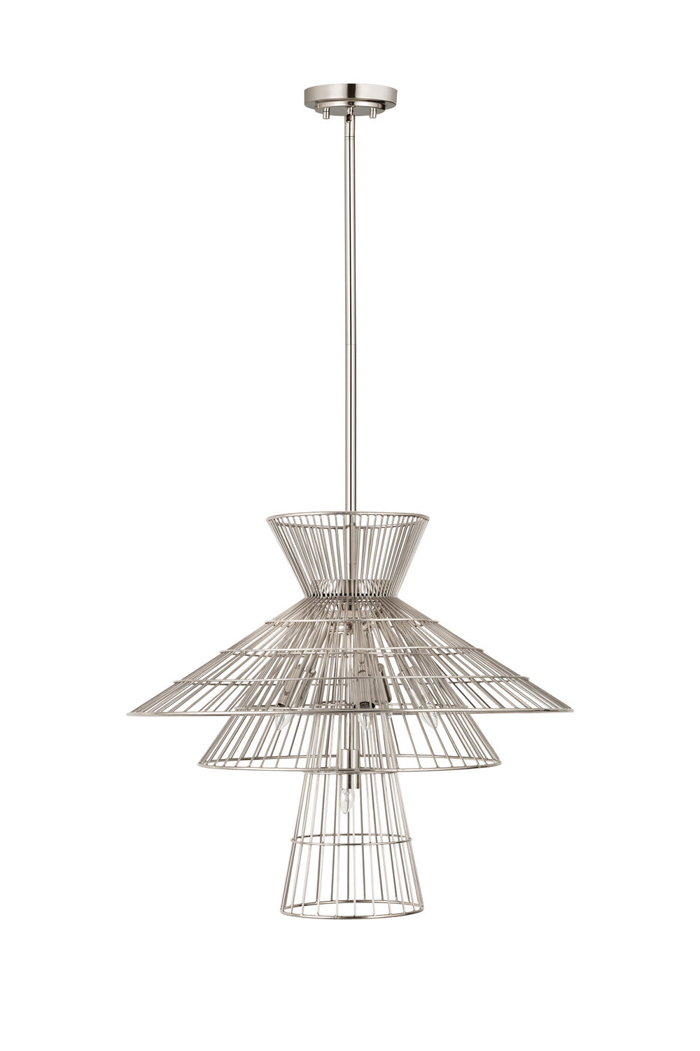 Z-Lite Canada - 6015-6PN - Six Light Chandelier - Alito - Polished Nickel