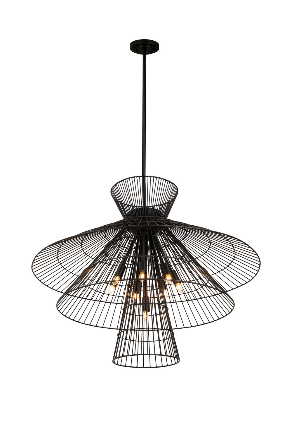 Z-Lite Canada - 6015-8MB - Eight Light Chandelier - Alito - Matte Black