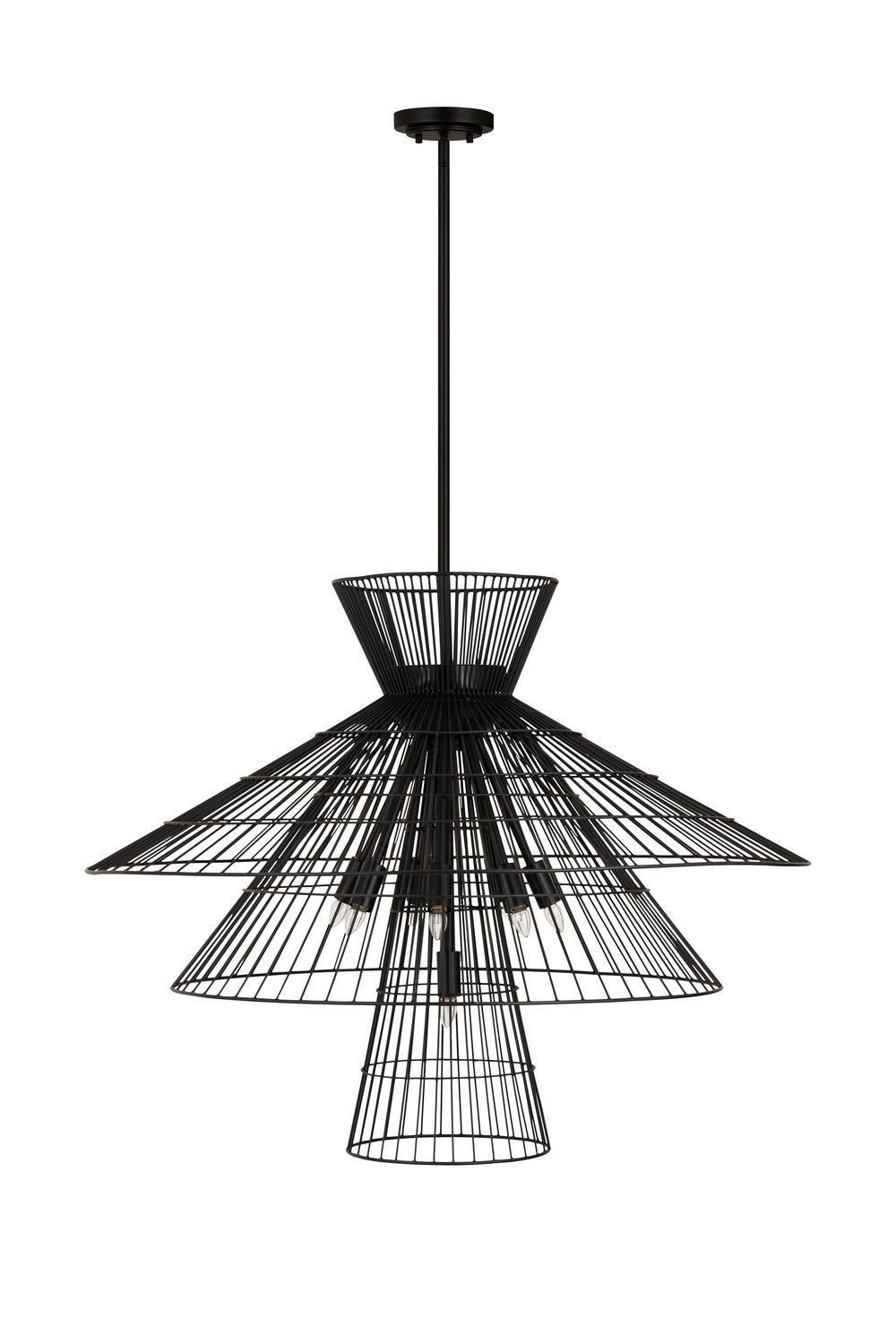 Z-Lite Canada - 6015-8MB - Eight Light Chandelier - Alito - Matte Black