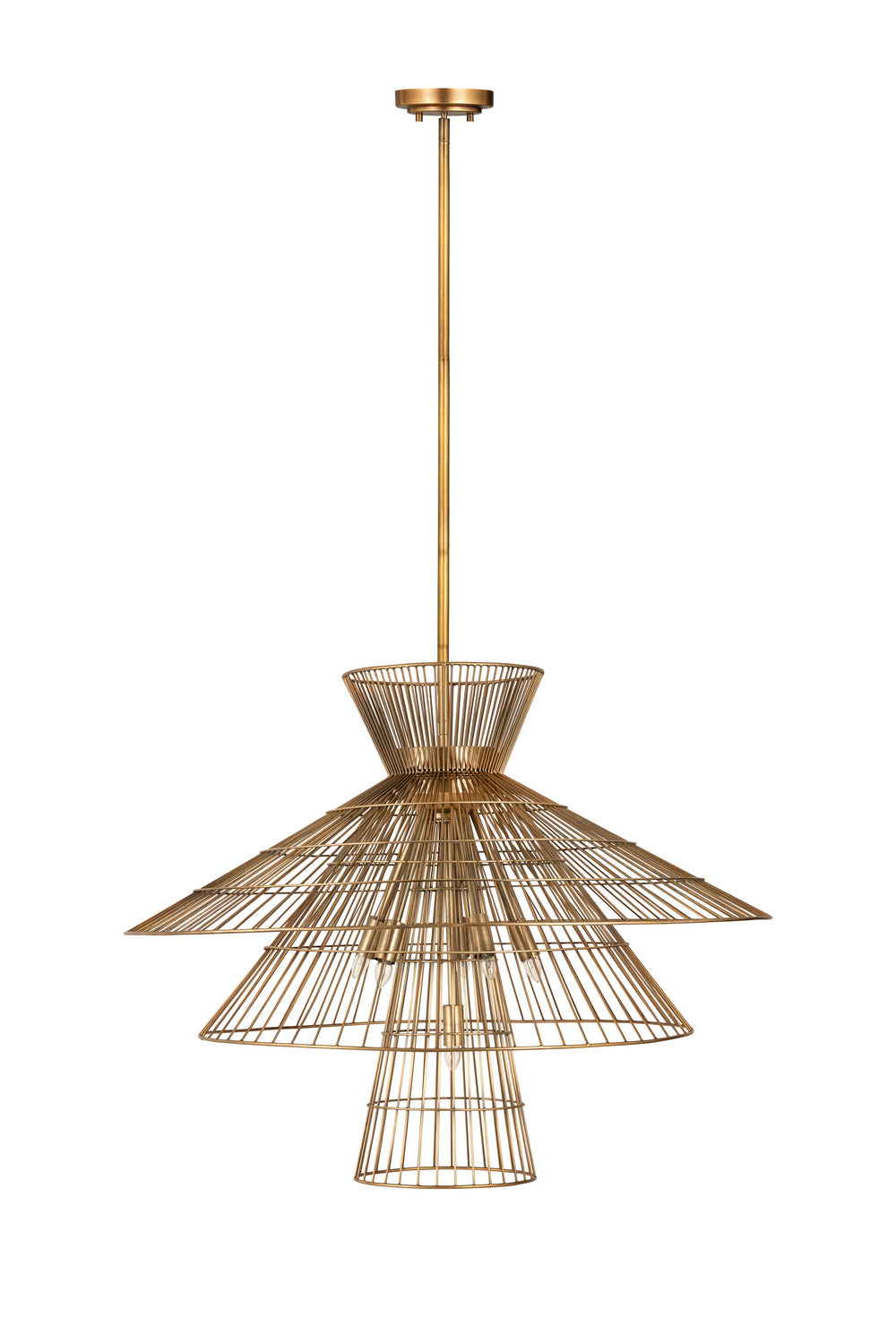 Z-Lite Canada - 6015-8RB - Eight Light Chandelier - Alito - Rubbed Brass