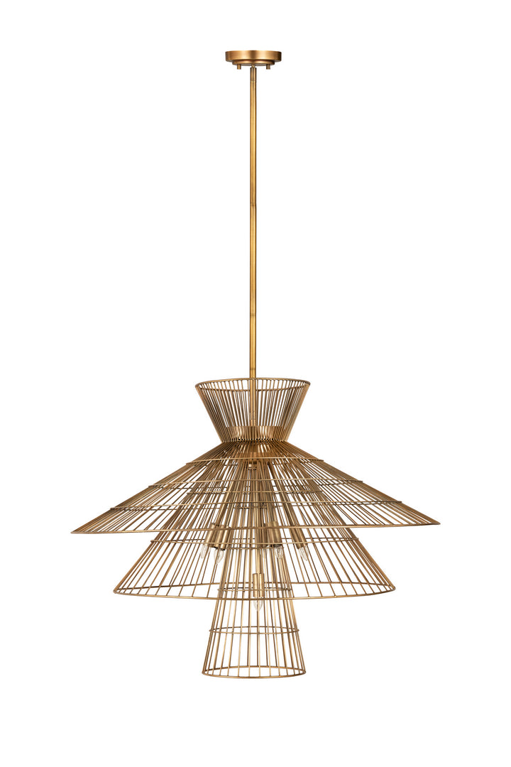 Z-Lite Canada - 6015-8RB - Eight Light Chandelier - Alito - Rubbed Brass