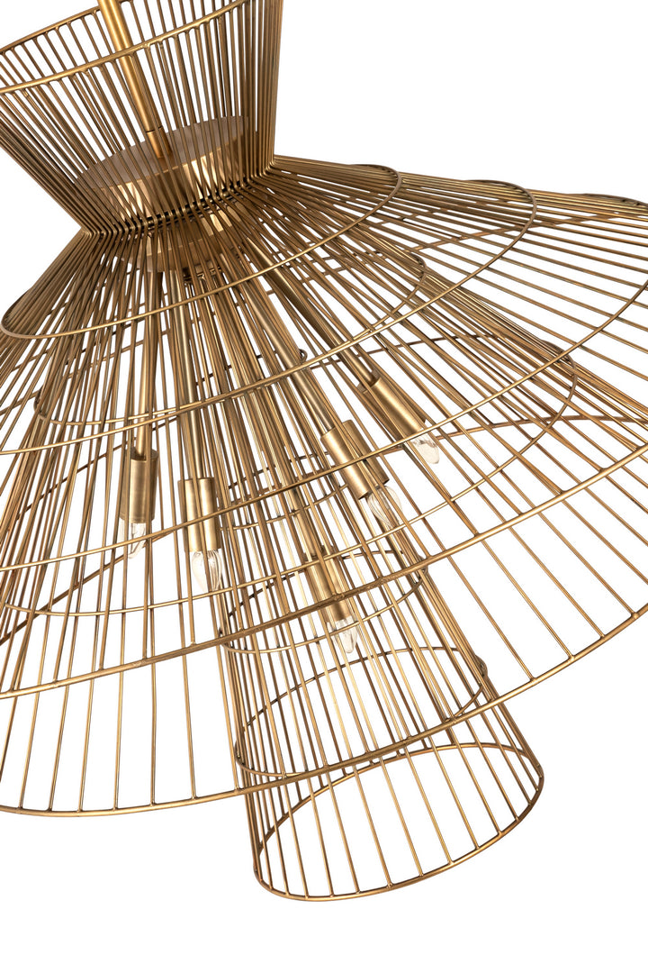 Z-Lite Canada - 6015-8RB - Eight Light Chandelier - Alito - Rubbed Brass