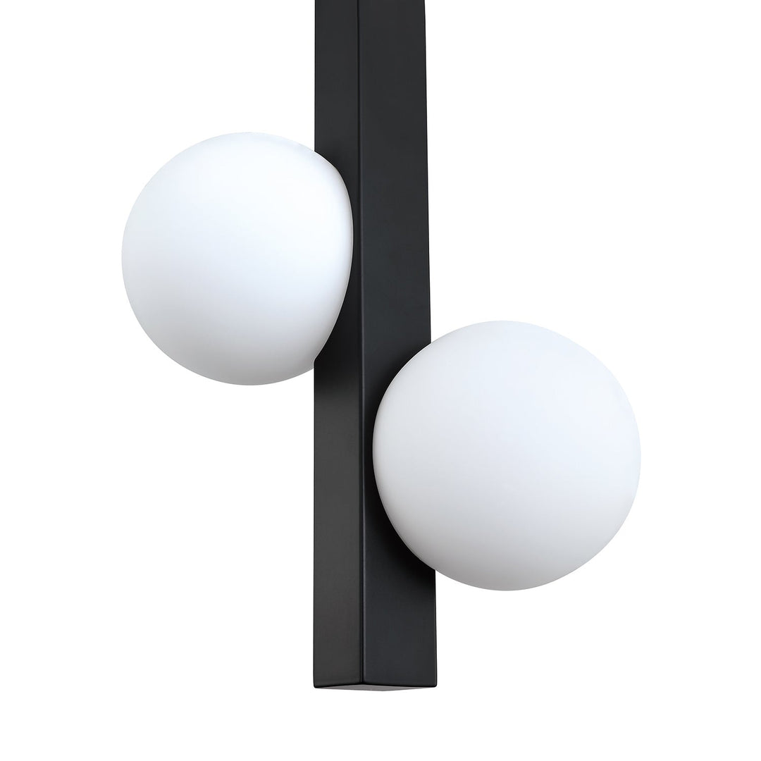Orbitron Two Light Pendant in Black Kendal Canada