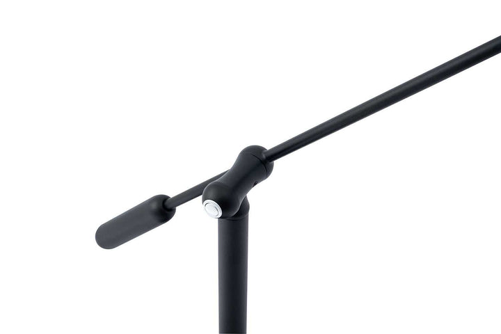 Sirino Led Desk Lamp in Black & Chrome Kendal Canada