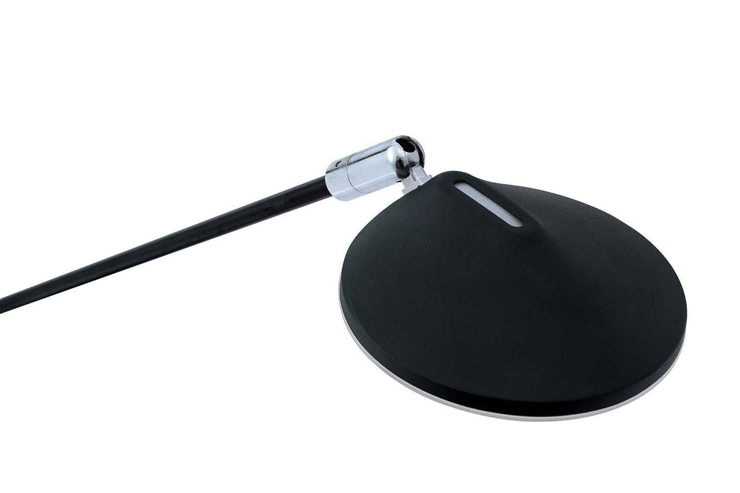 Sirino Led Desk Lamp in Black & Chrome Kendal Canada