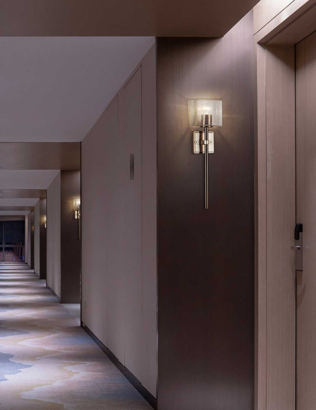 Fusion One Light Wall Sconce in Brushed Brass Justice Designs