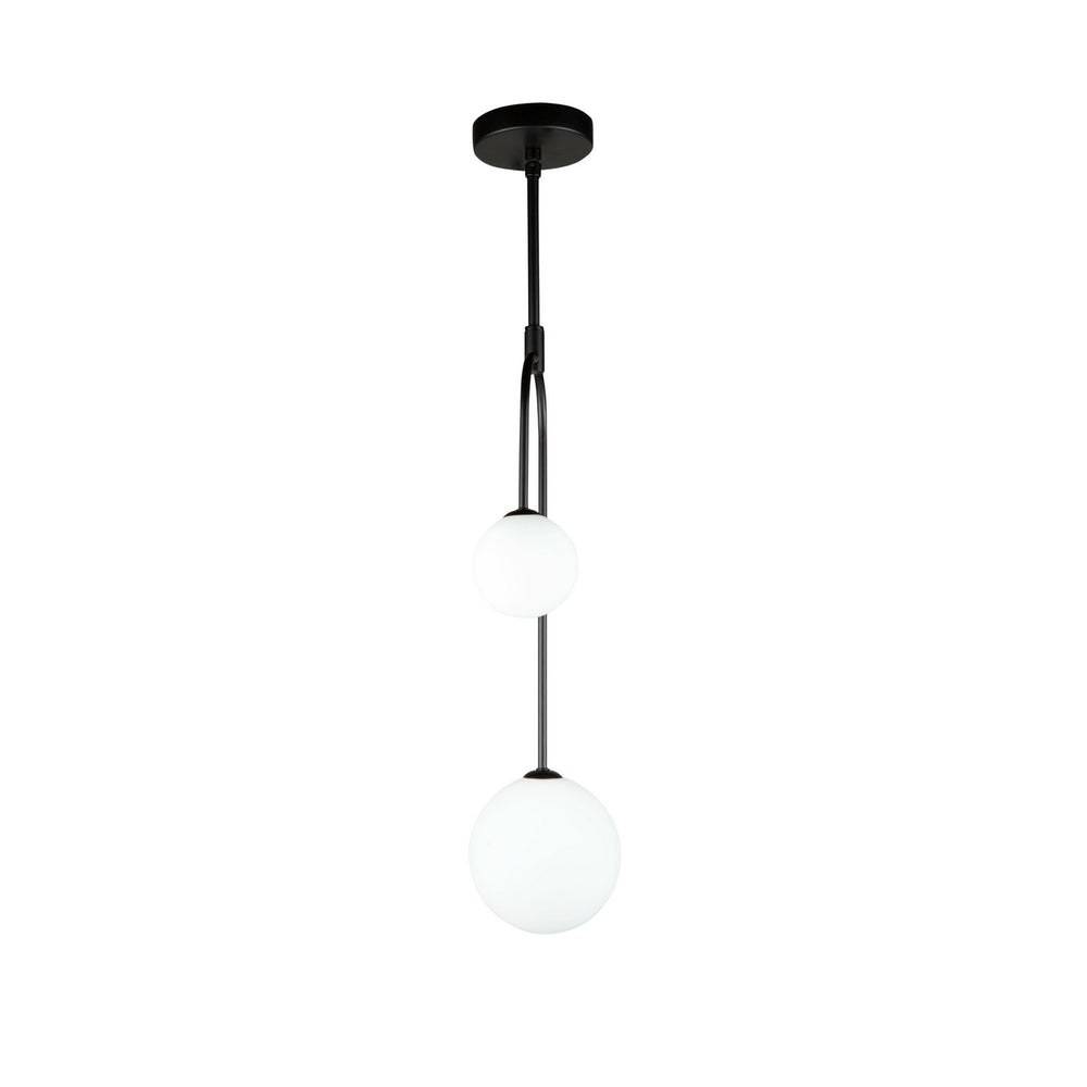 Artcraft Canada - AC6652BK - LED Pendant - Comet - Semi Matte Black